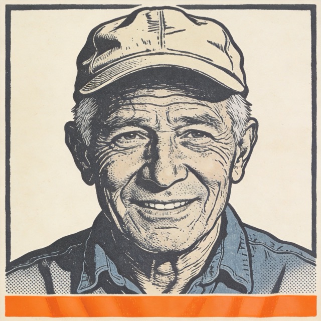 Illustrated portrait of Dale Fontenot